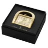 Horloge de bureau Harwell à trois aiguilles dorées