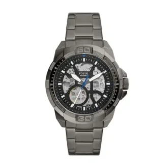 Montre automatique Bronson en acier inoxydable fumé