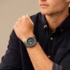 Montre automatique Bronson en acier inoxydable fumé