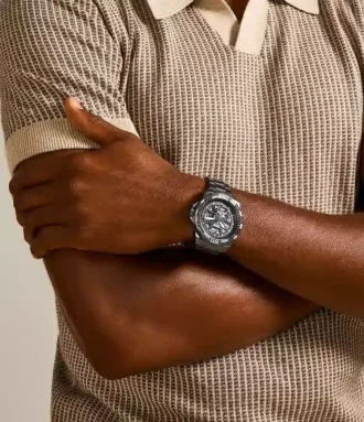 Montre automatique Bronson en acier inoxydable fumé