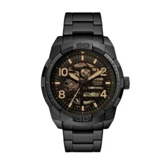 Montre automatique Bronson en acier inoxydable noir
