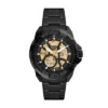 Montre automatique Bronson en acier inoxydable noir