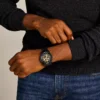 Montre automatique Bronson en acier inoxydable noir