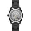 Montre automatique en acier inoxydable noir