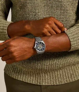 Montre automatique Everett en acier inoxydable