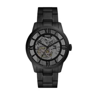 Montre automatique Townsman en acier inoxydable noir