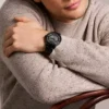 Montre automatique Townsman en acier inoxydable noir