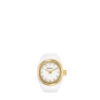 Montre bague à deux aiguilles en acier inoxydable doré Montre bague à deux aiguilles en acier inoxydable doré