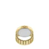 Montre-bague Harlow Montre à deux aiguilles en acier inoxydable doré