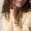 Montre-bracelet Sloan à trois aiguilles en acier inoxydable doré