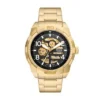 Montre Bronson automatique en acier inoxydable doré Montre Bronson automatique en acier inoxydable doré