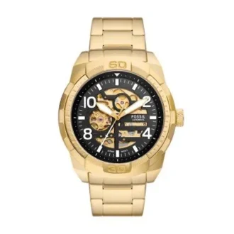 Montre Bronson automatique en acier inoxydable doré
