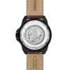Montre Bronson automatique en cuir LiteHide™ marron