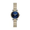 Montre Carlie à trois aiguilles en acier inoxydable bicolore Montre Carlie à trois aiguilles en acier inoxydable bicolore