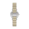 Montre Carlie à trois aiguilles en acier inoxydable bicolore