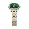 Montre Carlie à trois aiguilles en acier inoxydable bicolore