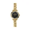 Montre Carlie à trois aiguilles en acier inoxydable doré Montre Carlie à trois aiguilles en acier inoxydable doré