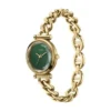 Montre Carlie à trois aiguilles en acier inoxydable doré Montre Carlie à trois aiguilles en acier inoxydable doré