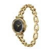 Montre Carlie à trois aiguilles en acier inoxydable doré Montre Carlie à trois aiguilles en acier inoxydable doré