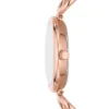 Montre Carlie à trois aiguilles en acier inoxydable doré rose Montre Carlie à trois aiguilles en acier inoxydable doré rose