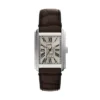 Montre Carraway automatique en cuir croco marron
