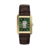 Montre Carraway automatique en cuir croco marron