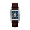 Montre Carraway automatique en cuir croco marron