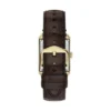 Montre Carraway automatique en cuir croco marron