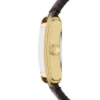 Montre Carraway automatique en cuir croco marron