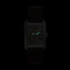 Montre Carraway automatique en cuir croco marron