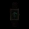 Montre Carraway automatique en cuir croco marron
