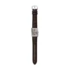 Montre Carraway automatique en cuir croco marron