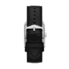 Montre Carraway à trois aiguilles en cuir croco noir