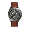 Montre chronographe Bronson en cuir LiteHide™ marron Montre chronographe Bronson en cuir LiteHide™ marron