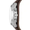 Montre chronographe Coachman en cuir marron Montre chronographe Coachman en cuir marron