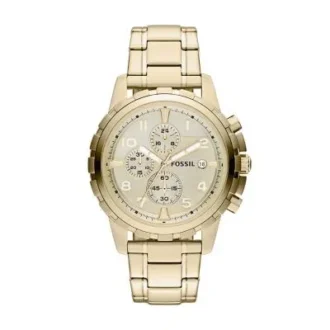 Montre chronographe Dean en acier inoxydable doré