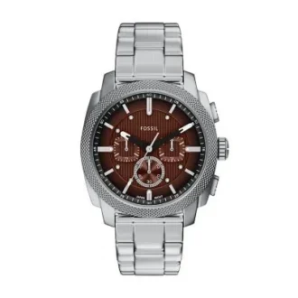 Montre chronographe en acier inoxydable Machine