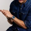Montre chronographe en acier inoxydable Machine