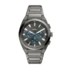 Montre chronographe Everett en acier inoxydable fumé Montre chronographe Everett en acier inoxydable fumé