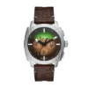 Montre chronographe Grass Block en édition limitée Minecraft x Fossil