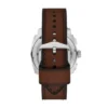 Montre chronographe Machine en cuir marron Montre chronographe Machine en cuir marron