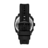 Montre chronographe Machine en silicone noir