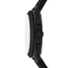 Montre chronographe Machine en silicone noir
