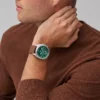 Montre chronographe Privateer en cuir marron Montre chronographe Privateer en cuir marron
