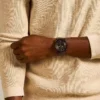 Montre Copeland 42 mm à trois aiguilles et bracelet en cuir marron Montre Copeland 42 mm à trois aiguilles et bracelet en cuir marron