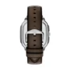 Montre Crosby à trois aiguilles en cuir marron Montre Crosby à trois aiguilles en cuir marron