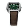 Montre Crosby à trois aiguilles en cuir marron Montre Crosby à trois aiguilles en cuir marron