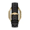 Montre Crosby à trois aiguilles en cuir noir Montre Crosby à trois aiguilles en cuir noir