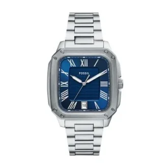 Montre Crosby à trois aiguilles et date en acier inoxydable