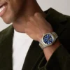 Montre Everett automatique en acier inoxydable bicolore